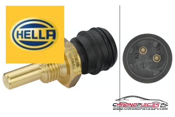 Achat de HELLA 6PT 009 107-491 Sonde de température, liquide de refroidissement pas chères