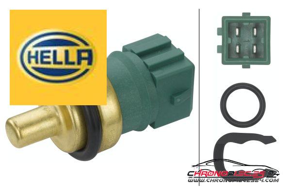 Achat de HELLA 6PT 009 107-541 Sonde de température, liquide de refroidissement pas chères