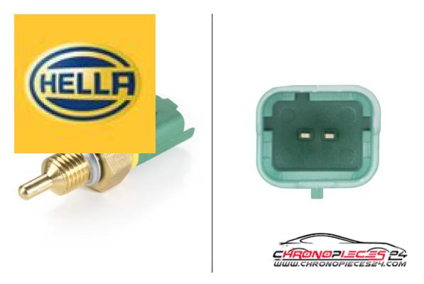 Achat de HELLA 6PT 009 309-161 Sonde de température, liquide de refroidissement pas chères