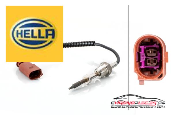 Achat de HELLA 6PT 014 494-721 Capteur, température des gaz pas chères