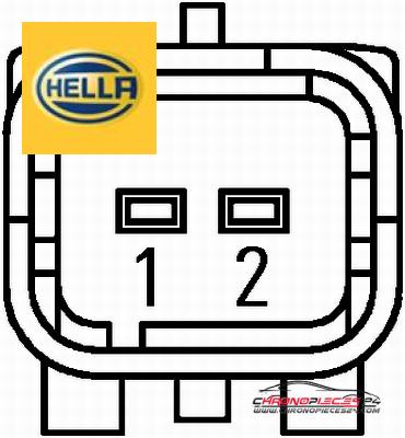 Achat de HELLA 6PU 009 106-851 Capteur, vitesse de roue pas chères