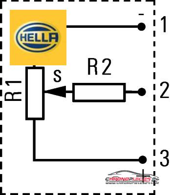 Achat de HELLA 6PX 008 476-121 Capteur, position du papillon pas chères