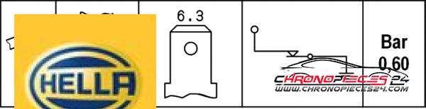 Achat de HELLA 6ZF 007 393-001 Indicateur de pression d'huile pas chères