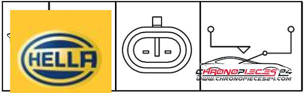 Achat de HELLA 6ZF 008 621-261 Contacteur, feu de recul pas chères