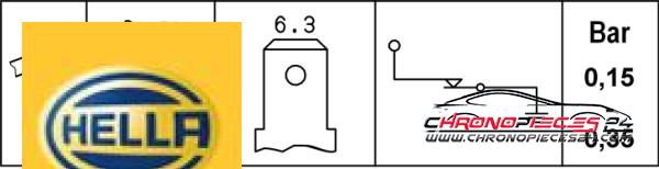 Achat de HELLA 6ZL 008 280-061 Indicateur de pression d'huile pas chères