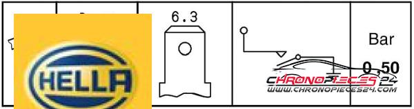 Achat de HELLA 6ZL 009 600-071 Indicateur de pression d'huile pas chères