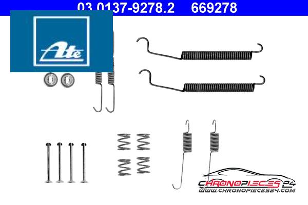 Achat de ATE 03.0137-9278.2 Kit d'accessoires, mâchoire de frein pas chères