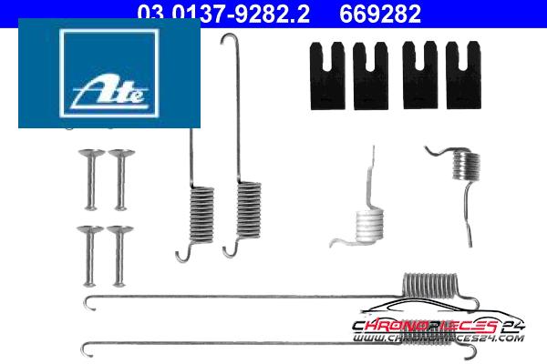 Achat de ATE 03.0137-9282.2 Kit d'accessoires, mâchoire de frein pas chères