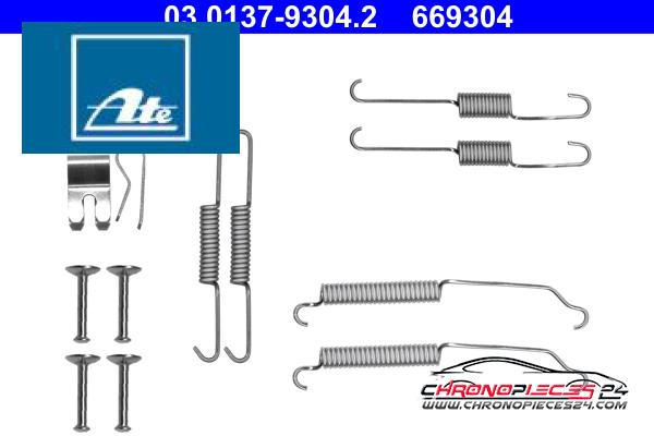 Achat de ATE 03.0137-9304.2 Kit d'accessoires, mâchoire de frein pas chères