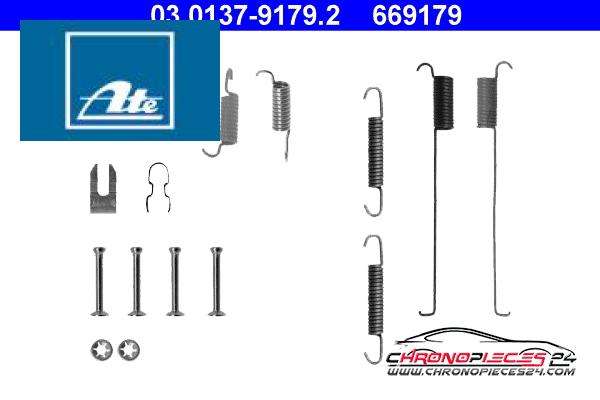 Achat de ATE 03.0137-9179.2 Kit d'accessoires, mâchoire de frein pas chères