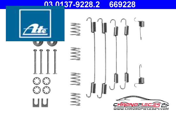 Achat de ATE 03.0137-9228.2 Kit d'accessoires, mâchoire de frein pas chères