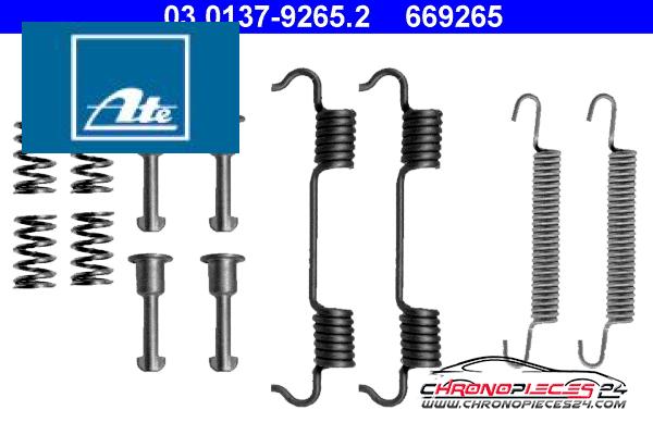 Achat de ATE 03.0137-9265.2 Kit d'accessoires, mâchoires de frein de stationnement pas chères