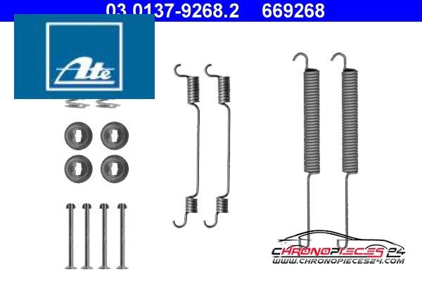 Achat de ATE 03.0137-9268.2 Kit d'accessoires, mâchoire de frein pas chères