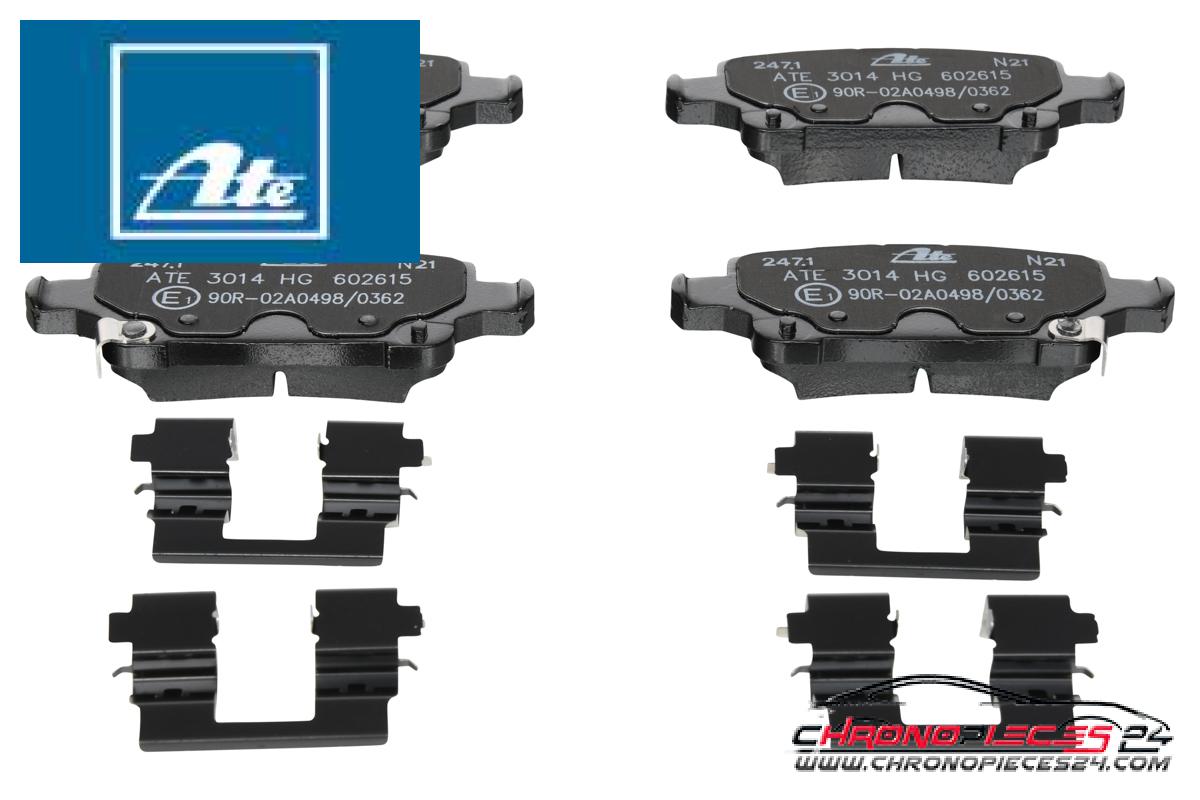Achat de ATE 13.0460-2615.2 Kit de plaquettes de frein, frein à disque pas chères
