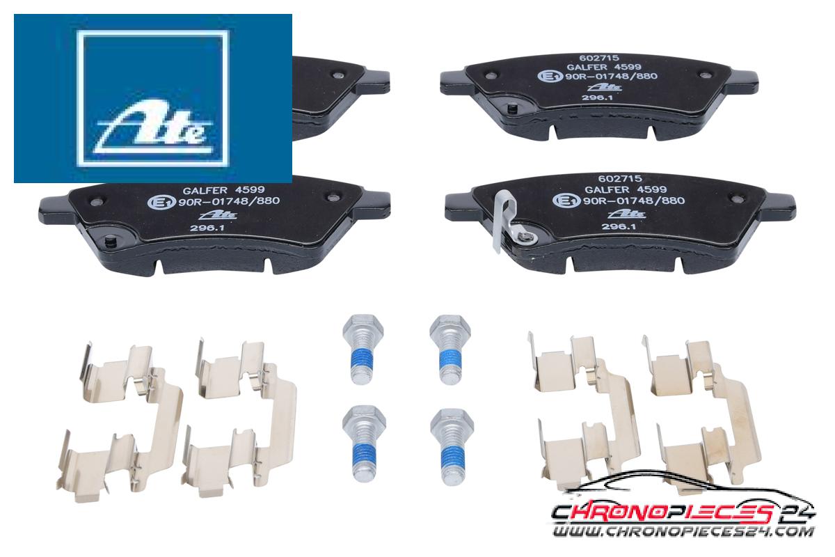 Achat de ATE 13.0460-2715.2 Kit de plaquettes de frein, frein à disque pas chères