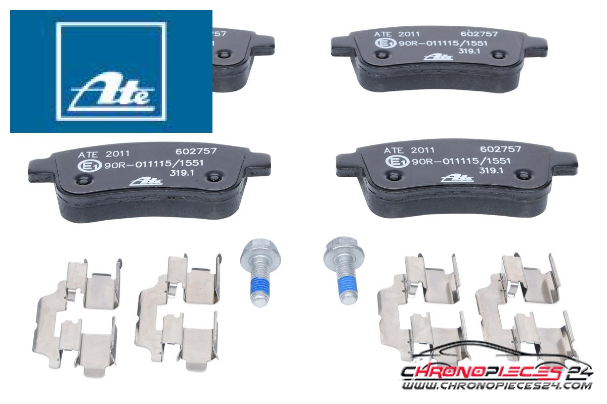 Achat de ATE 13.0460-2757.2 Kit de plaquettes de frein, frein à disque pas chères