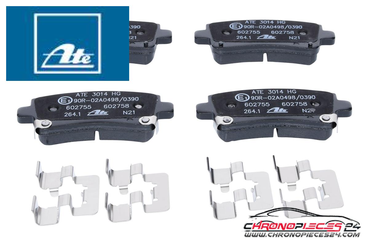 Achat de ATE 13.0460-2758.2 Kit de plaquettes de frein, frein à disque pas chères