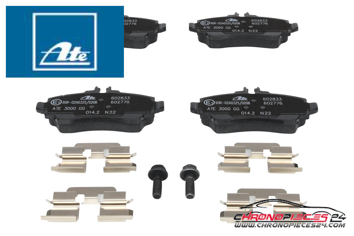 Achat de ATE 13.0460-2833.2 Kit de plaquettes de frein, frein à disque pas chères