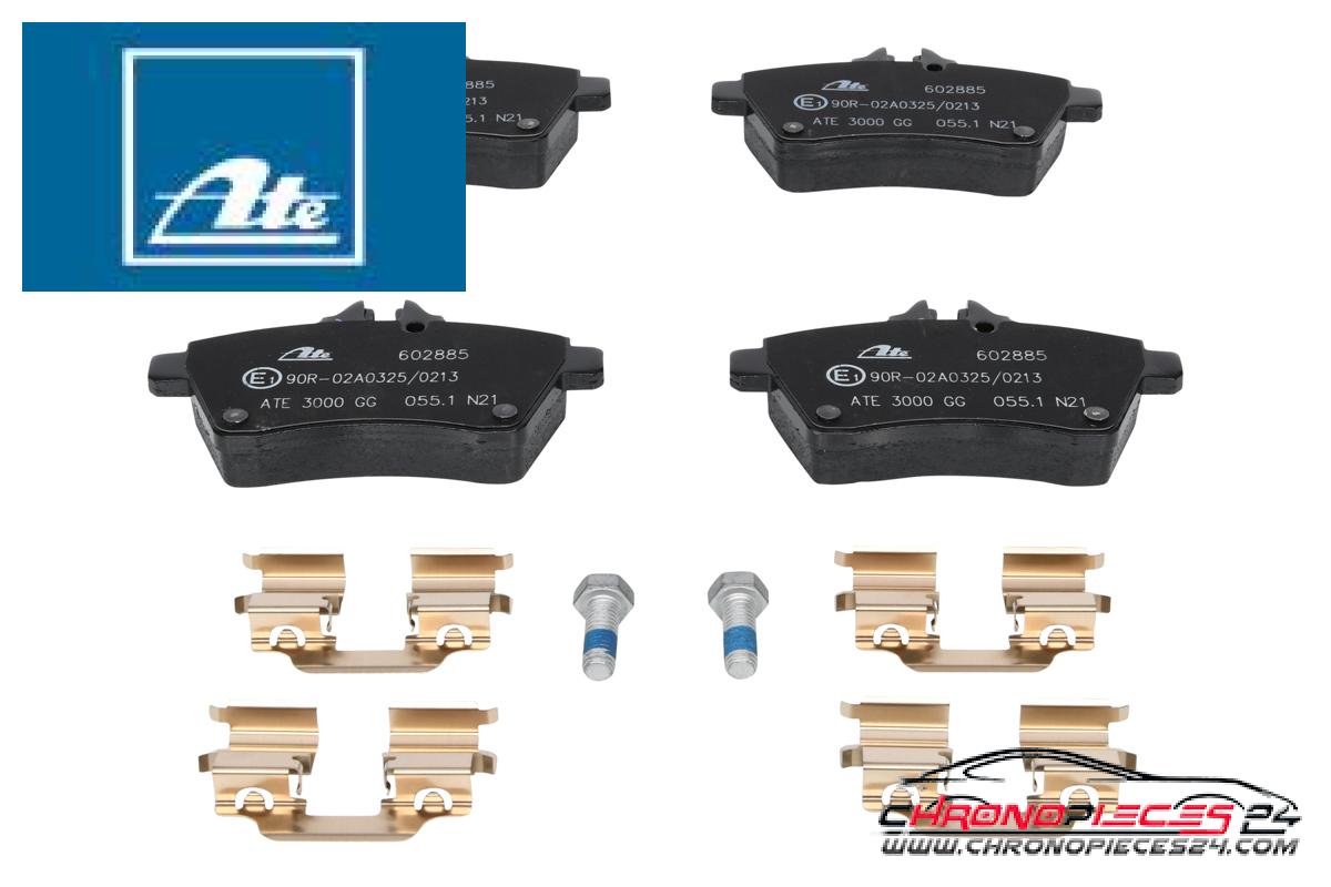 Achat de ATE 13.0460-2885.2 Kit de plaquettes de frein, frein à disque pas chères