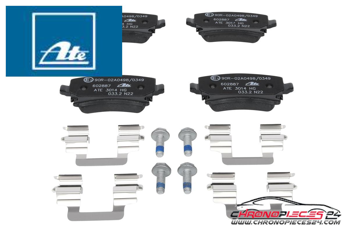 Achat de ATE 13.0460-2887.2 Kit de plaquettes de frein, frein à disque pas chères