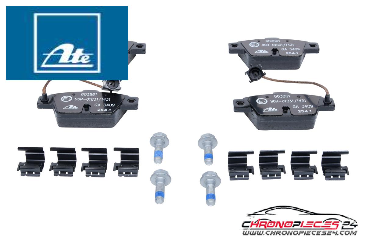 Achat de ATE 13.0460-3861.2 Kit de plaquettes de frein, frein à disque pas chères