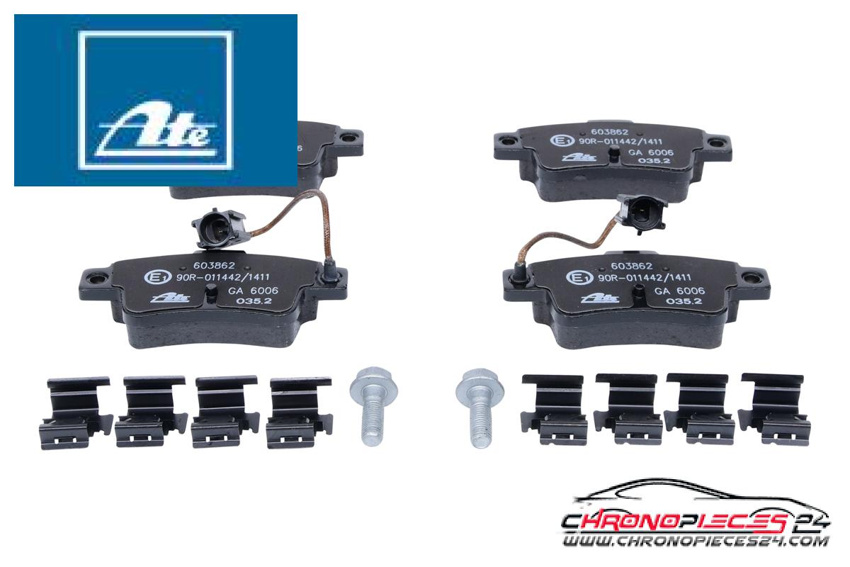 Achat de ATE 13.0460-3862.2 Kit de plaquettes de frein, frein à disque pas chères