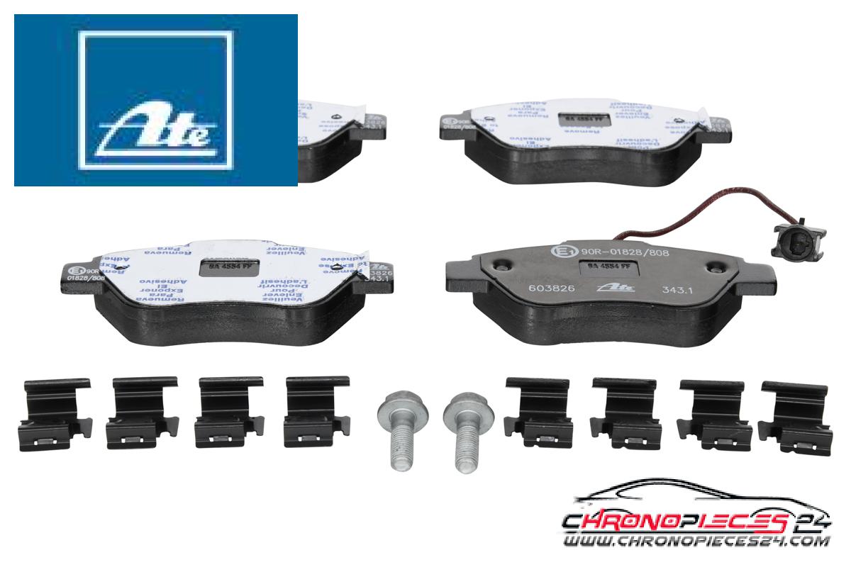 Achat de ATE 13.0460-3826.2 Kit de plaquettes de frein, frein à disque pas chères