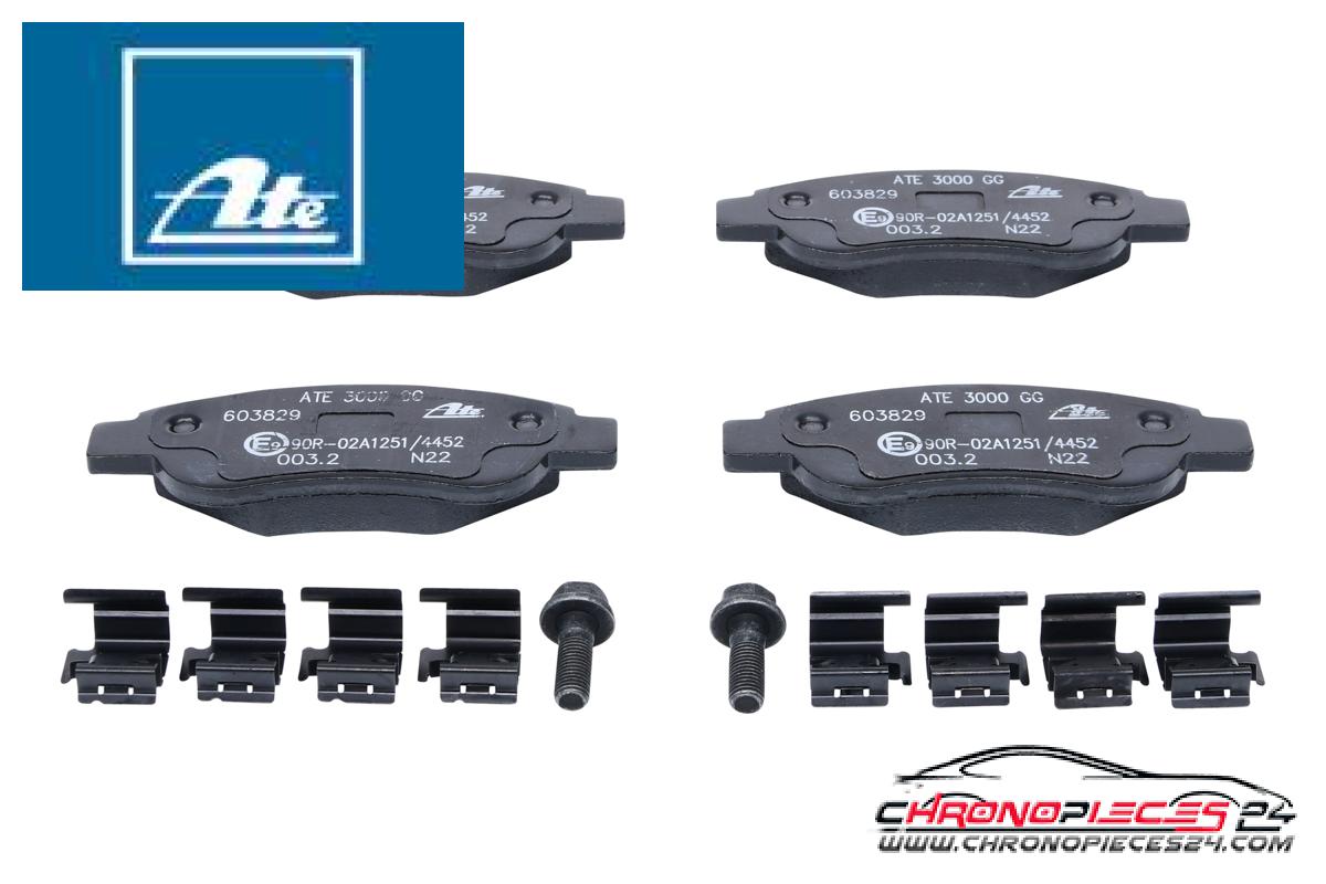 Achat de ATE 13.0460-3829.2 Kit de plaquettes de frein, frein à disque pas chères