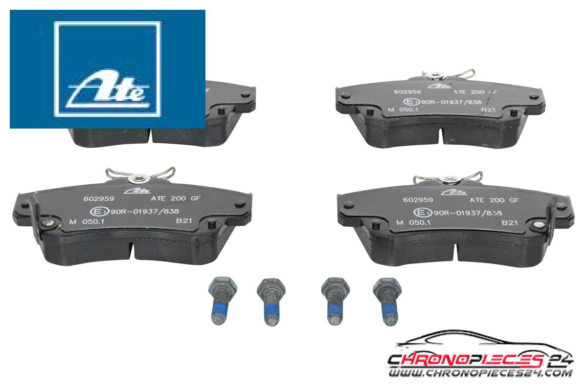 Achat de ATE 13.0460-2959.2 Kit de plaquettes de frein, frein à disque pas chères
