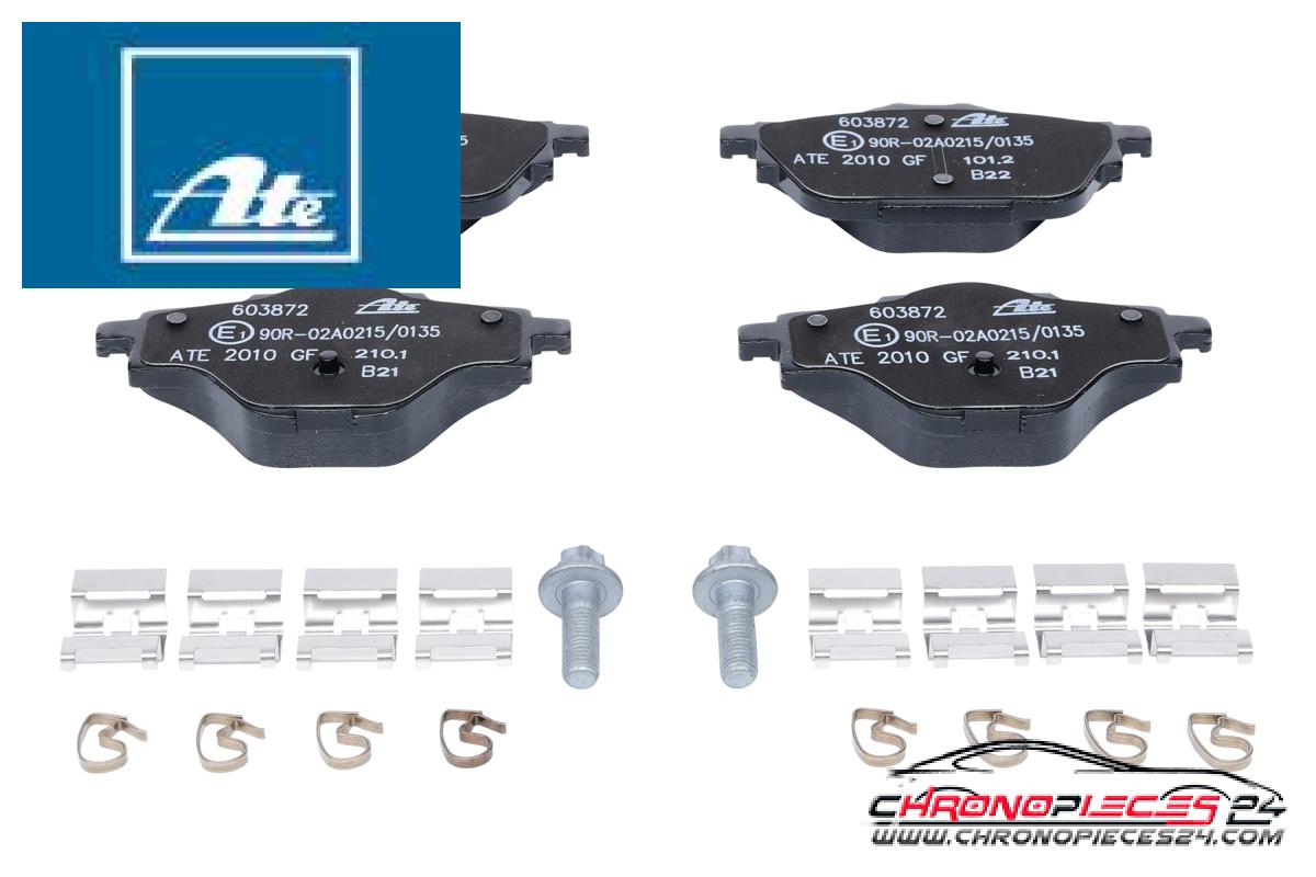 Achat de ATE 13.0460-3872.2 Kit de plaquettes de frein, frein à disque pas chères