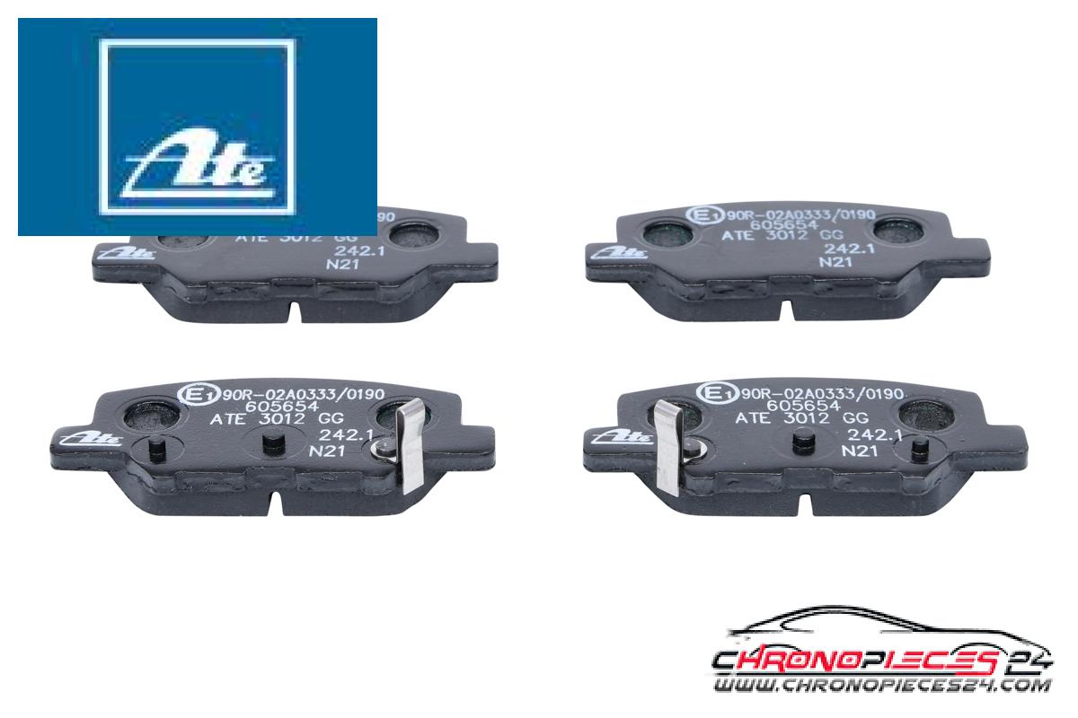 Achat de ATE 13.0460-5654.2 Kit de plaquettes de frein, frein à disque pas chères