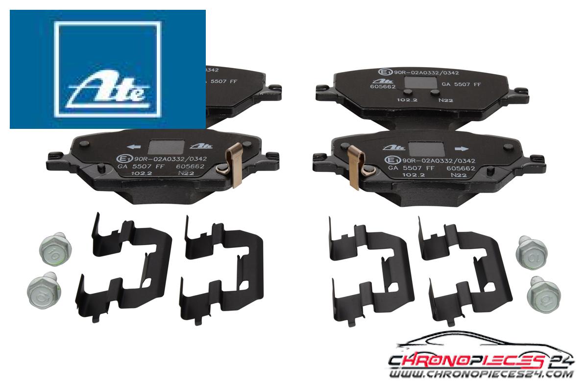 Achat de ATE 13.0460-5662.2 Kit de plaquettes de frein, frein à disque pas chères