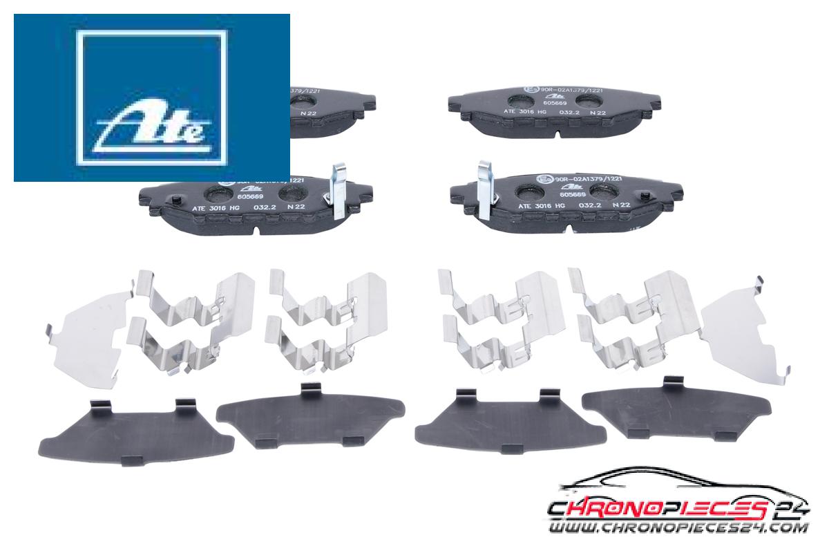 Achat de ATE 13.0460-5669.2 Kit de plaquettes de frein, frein à disque pas chères