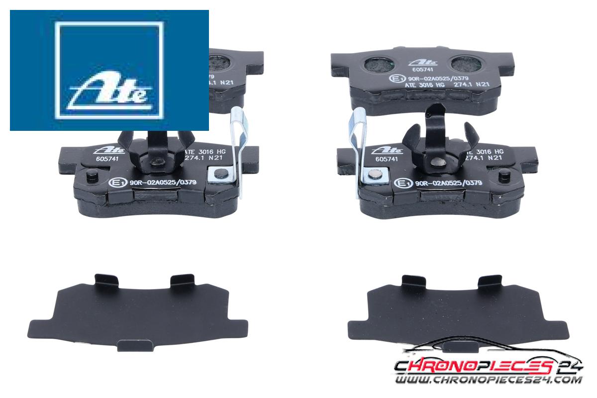 Achat de ATE 13.0460-5741.2 Kit de plaquettes de frein, frein à disque pas chères