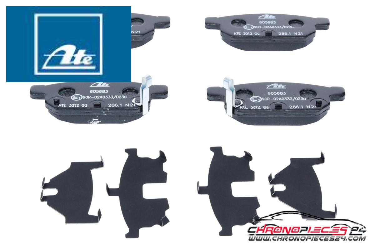 Achat de ATE 13.0460-5683.2 Kit de plaquettes de frein, frein à disque pas chères