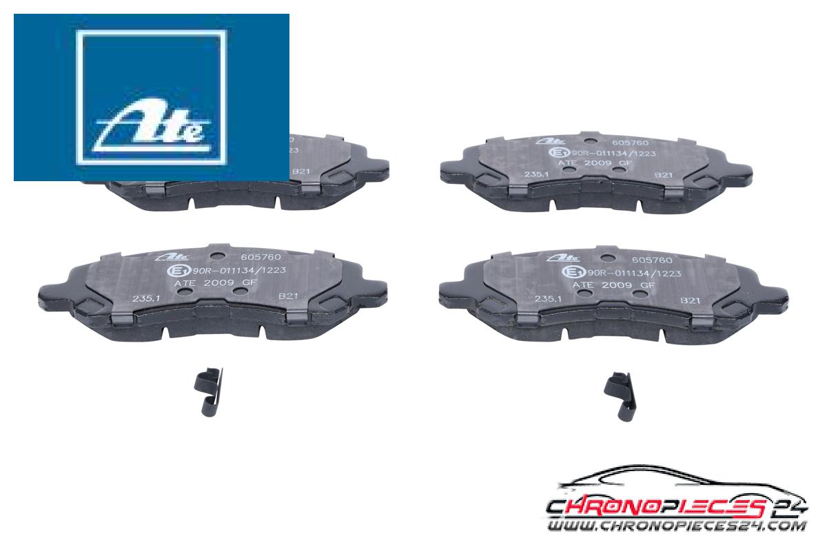 Achat de ATE 13.0460-5760.2 Kit de plaquettes de frein, frein à disque pas chères