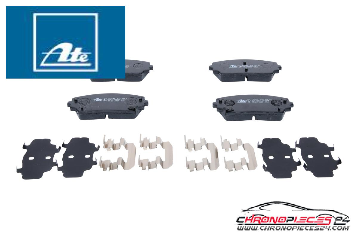 Achat de ATE 13.0460-5649.2 Kit de plaquettes de frein, frein à disque pas chères