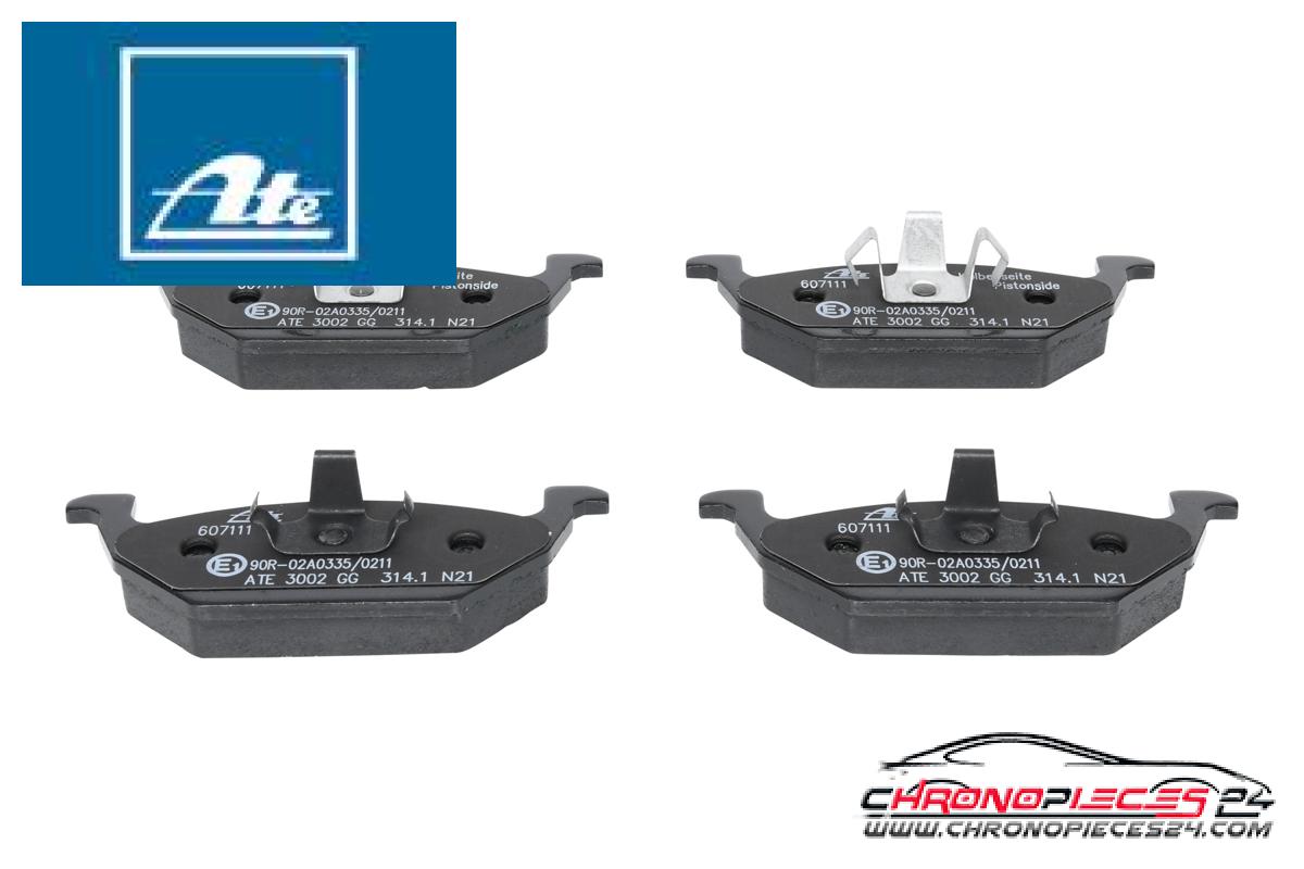 Achat de ATE 13.0460-7111.2 Kit de plaquettes de frein, frein à disque pas chères