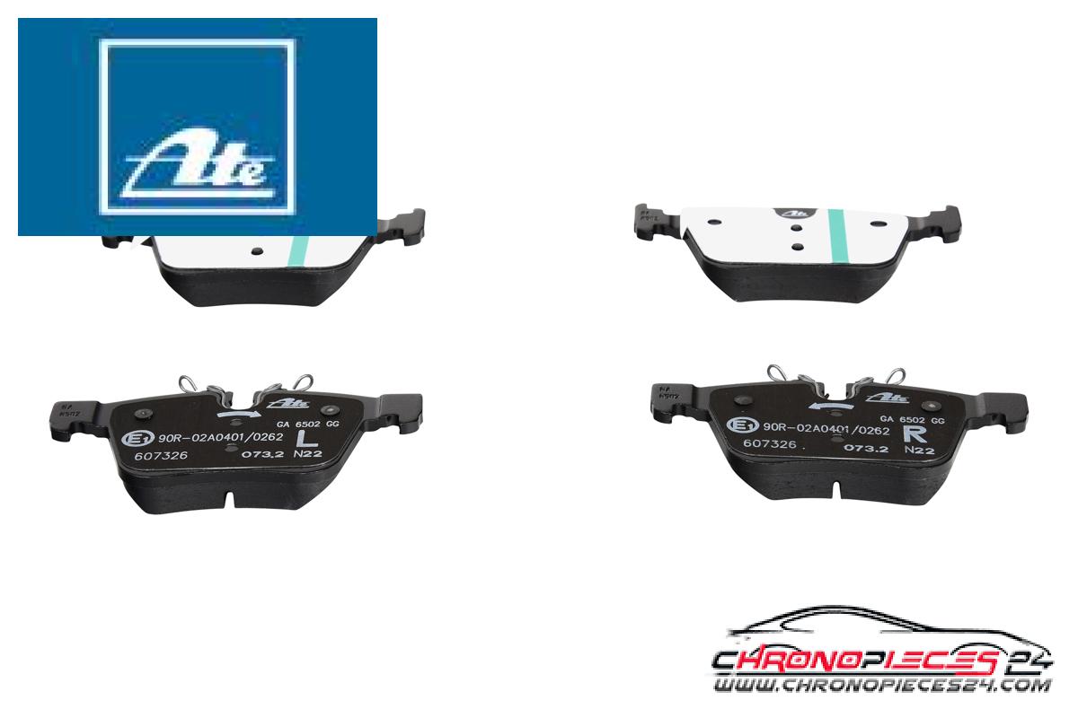 Achat de ATE 13.0460-7326.2 Kit de plaquettes de frein, frein à disque pas chères