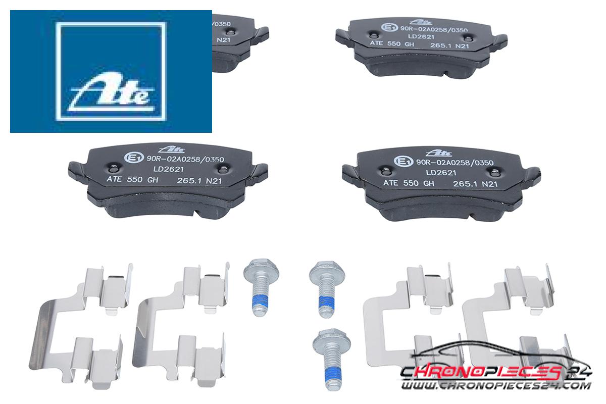 Achat de ATE 13.0470-2621.2 Kit de plaquettes de frein, frein à disque pas chères