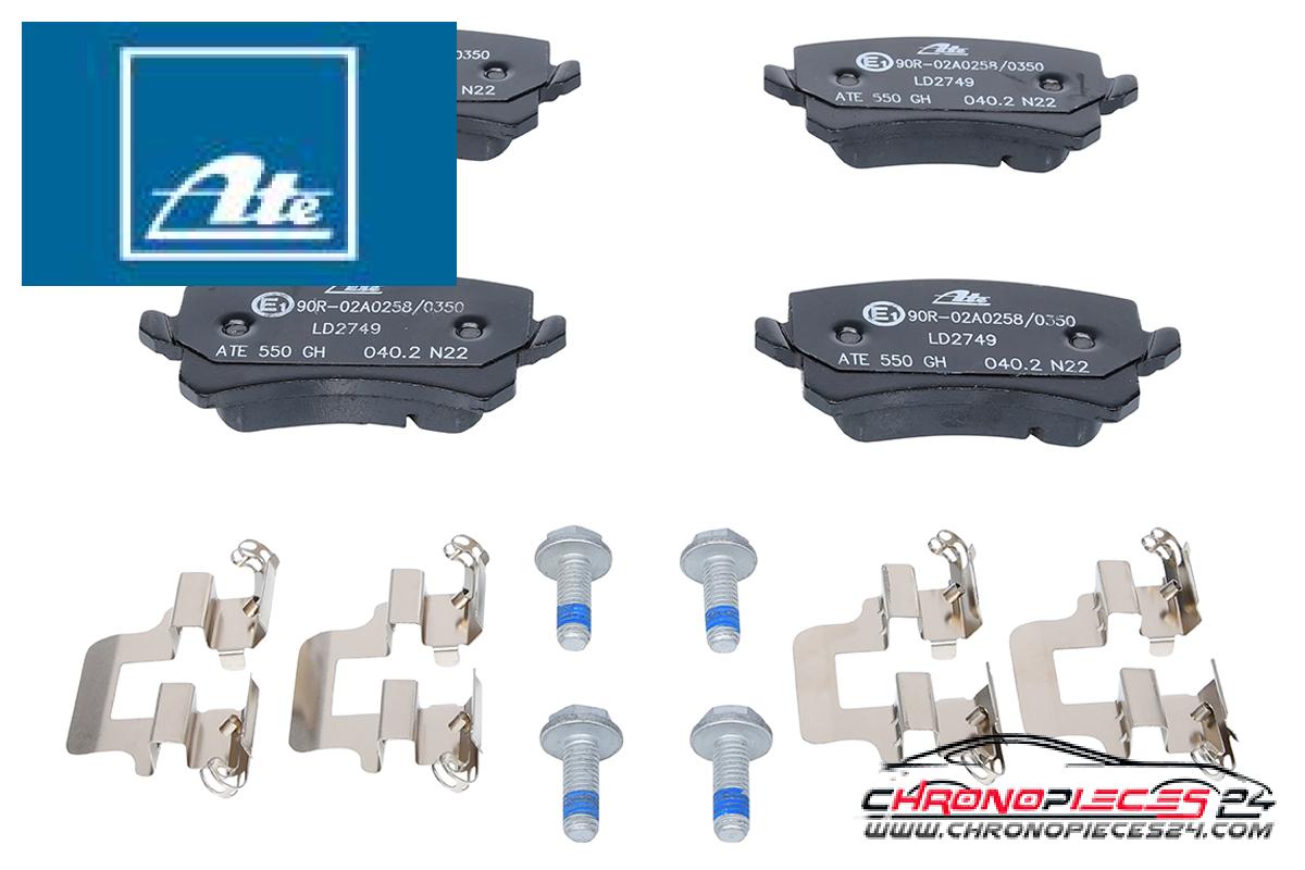 Achat de ATE 13.0470-2749.2 Kit de plaquettes de frein, frein à disque pas chères