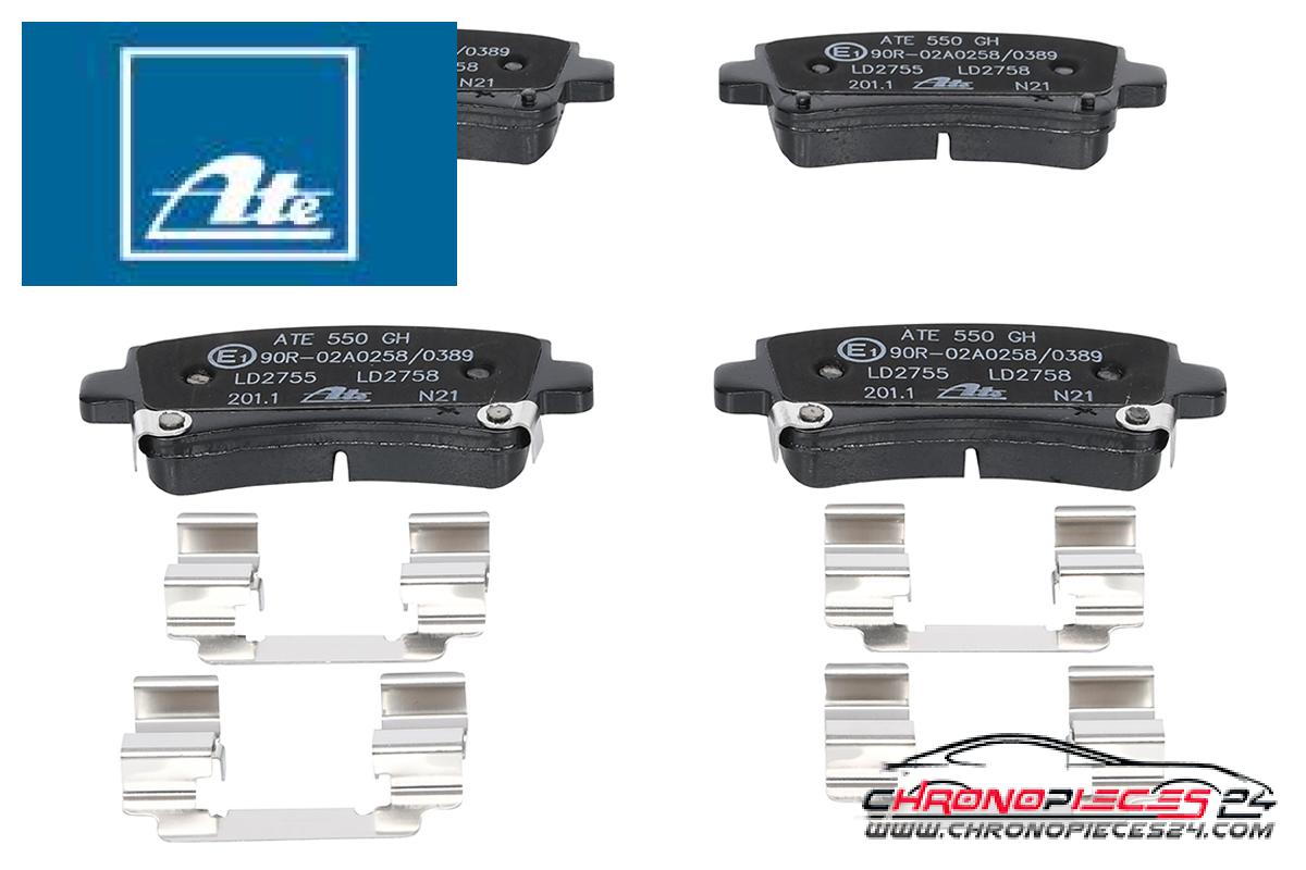 Achat de ATE 13.0470-2755.2 Kit de plaquettes de frein, frein à disque pas chères