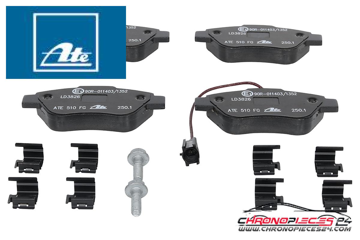 Achat de ATE 13.0470-3826.2 Kit de plaquettes de frein, frein à disque pas chères