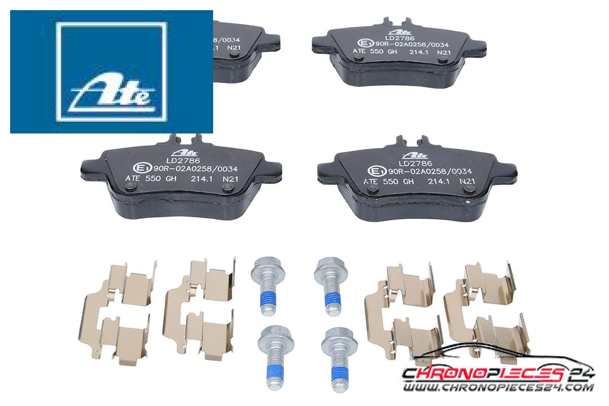 Achat de ATE 13.0470-2786.2 Kit de plaquettes de frein, frein à disque pas chères