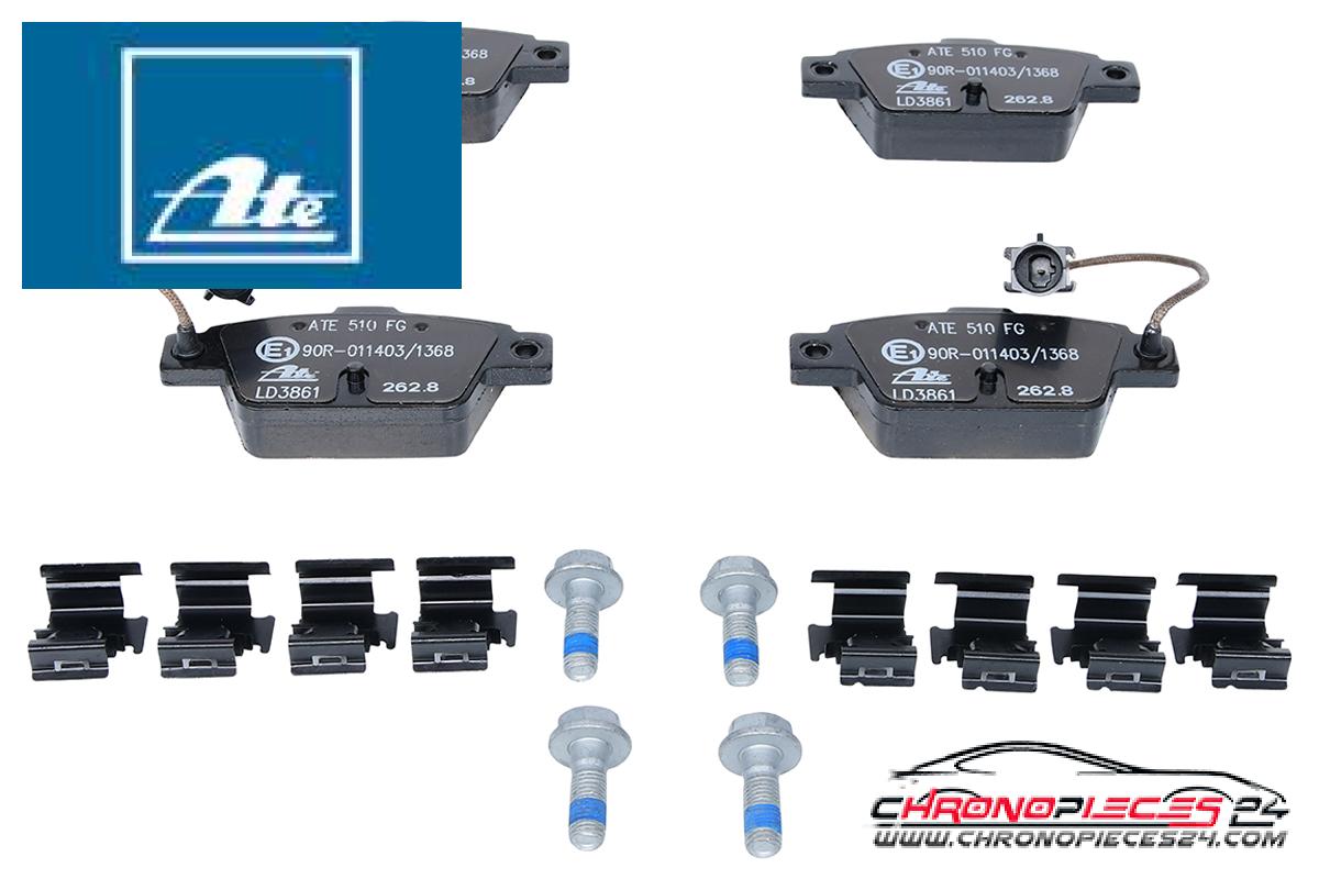 Achat de ATE 13.0470-3861.2 Kit de plaquettes de frein, frein à disque pas chères