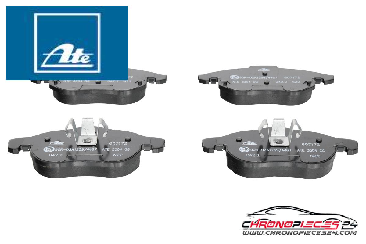 Achat de ATE 13.0460-7172.2 Kit de plaquettes de frein, frein à disque pas chères