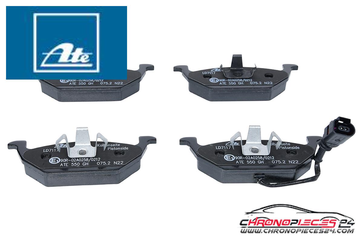 Achat de ATE 13.0470-7117.2 Kit de plaquettes de frein, frein à disque pas chères