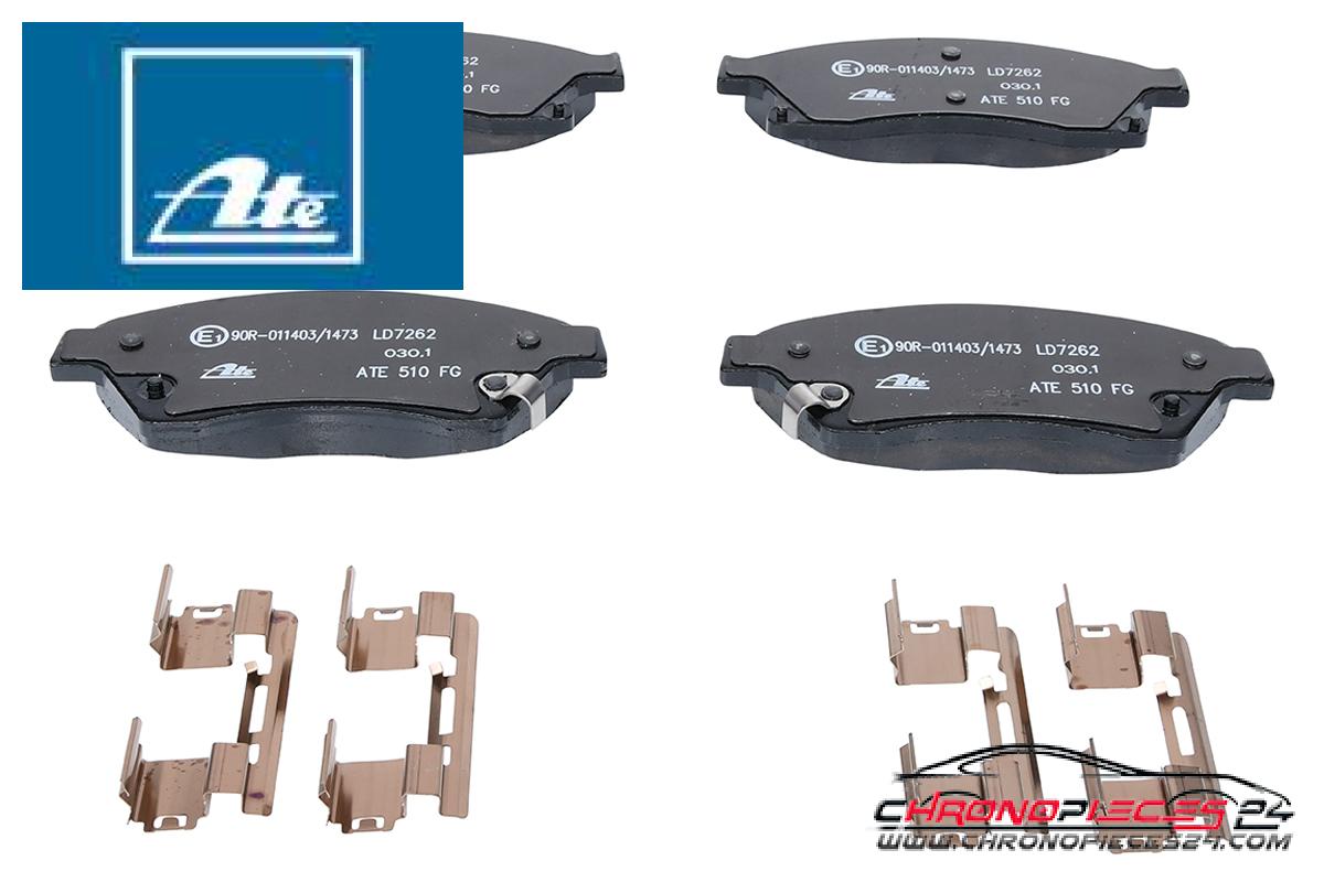 Achat de ATE 13.0470-7262.2 Kit de plaquettes de frein, frein à disque pas chères