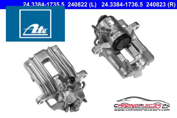 Achat de ATE 24.3384-1736.5 Étrier de frein pas chères