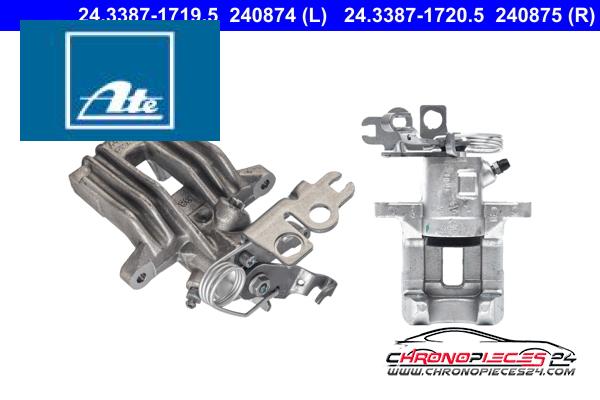 Achat de ATE 24.3387-1720.5 Étrier de frein pas chères